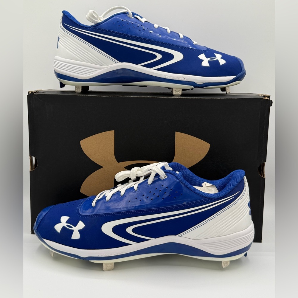 Under Armour Shoes Sz 13.5 Baseball Cleats Rotational Traction 4D Foam Soles New